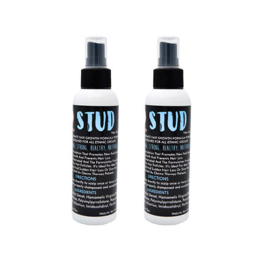 2 x Stud Hair Growth Spray Men.