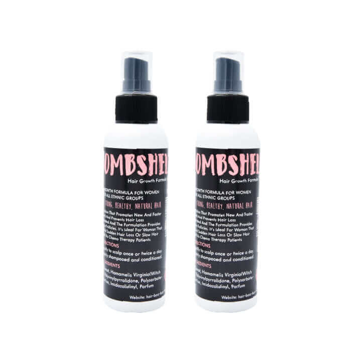 2 x Bombshell Hair Growth Spray Women.