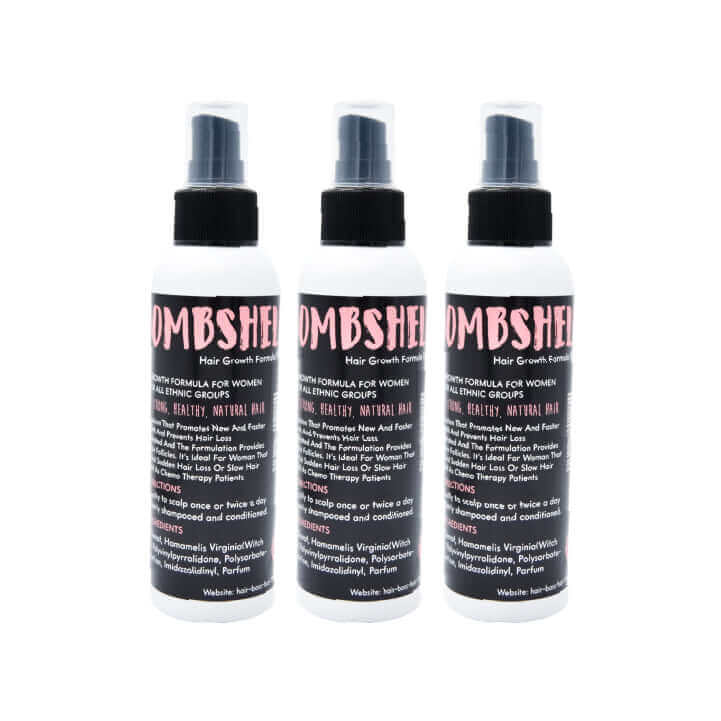 3X Bombshell Hair Growth Spray Women.