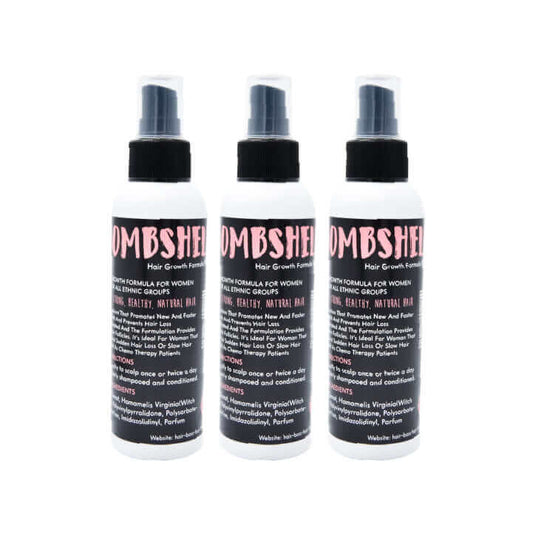 3X Bombshell Hair Growth Spray Women.