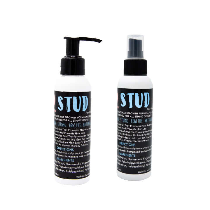 Stud Hair Growth Treatment & Spray For Men.