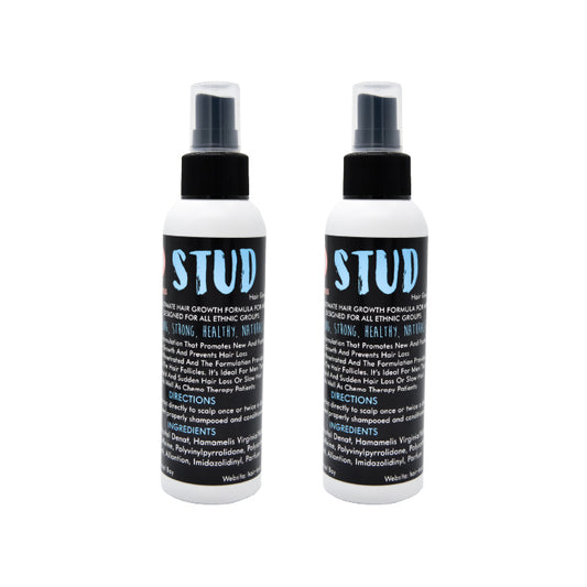 2 x Stud Hair Growth Spray Men