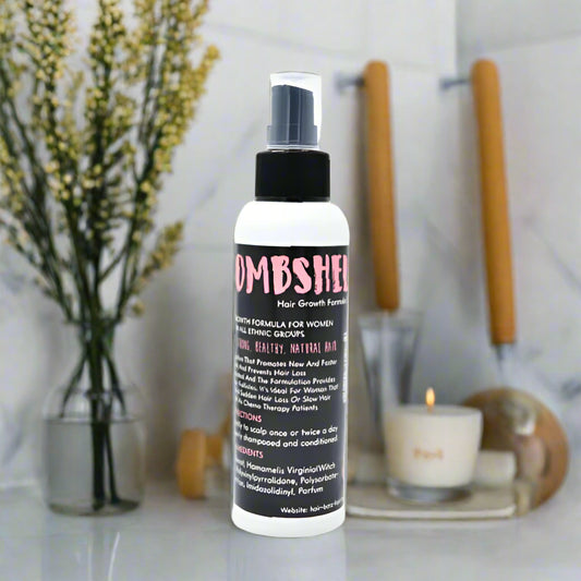 Bombshell hair extensions promoting natural hair growth for fuller, healthier locks and enhanced volume