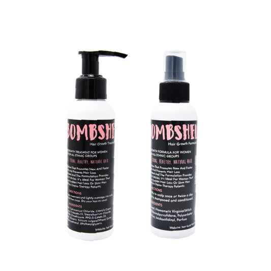 Bombshell Hair Growth Treatment & Spray for Women