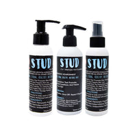 Stud Hair Growth Kit for Men: Treatment, Spray, 2-in-1 Shampoo/Conditioner.